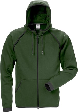 Felpa Full Zip Con Cappuccio 7462 Df