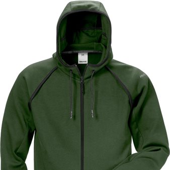 Felpa Full Zip Con Cappuccio 7462 Df